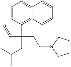 α-Isobutyl-α-(1-naphtyl)-1-pyrrolidinebutanal|
