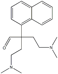 α,α-Bis[2-(dimethylamino)ethyl]-1-naphthaleneacetaldehyde Structure