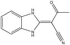 1H-Benzimidazole-2-acetonitrile,alpha-(1-hydroxyethylidene)-(9CI) Structure