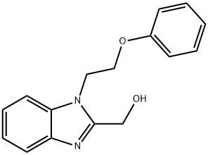 {1-[2-(phenyloxy)ethyl]-1H-benzimidazol-2-yl}methanol Struktur