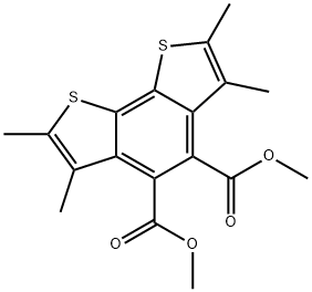30962-29-9 2,3,6,7-Tetramethylbenzo[2,1-b:3,4-b']dithiophene-4,5-dicarboxylic acid dimethyl ester