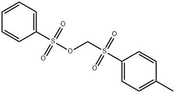 [(4-Methylphenyl)sulfonyl]methyl=benzenesulfonate Struktur