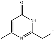 4-Pyrimidinol, 2-(fluoromethyl)-6-methyl- (6CI,8CI) Structure