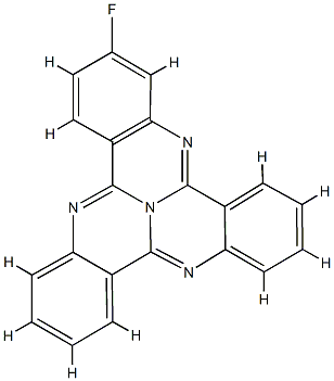 2-Fluorotricycloquinazoline Struktur