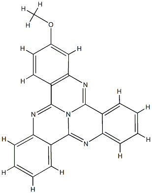 2-メトキシトリシクロキナゾリン 化学構造式