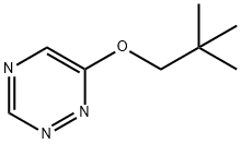 1,2,4-Triazine,6-(2,2-dimethylpropoxy)-(9CI) Struktur