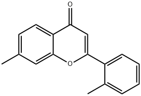 4H-1-Benzopyran-4-one,7-methyl-2-(2-methylphenyl)-(9CI) Struktur