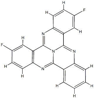 3,8-Difluorotricycloquinazoline Struktur