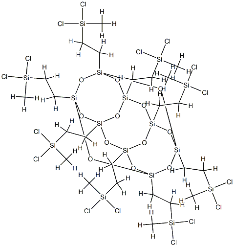 PSS-OCTA(2-DICHLOROMETHYLSILYLETHYL) SU& Structure