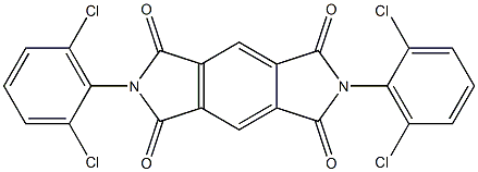 2,6-Bis(2,6-dichlorophenyl)benzo[1,2-c:4,5-c']dipyrrole-1,3,5,7(2H,6H)-tetrone Structure