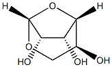 1,6-Anhydro-α-L-gulofuranose Struktur