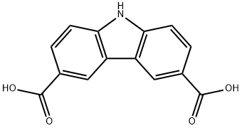 3,6-咔唑二羧酸, 3215-41-6, 结构式