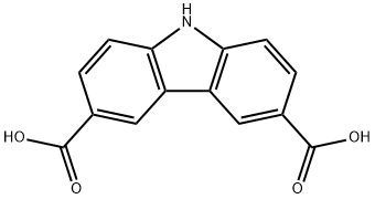 9H-carbazole-3,6-dicarboxylic acid Structure