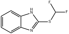 1H-Benzimidazole,2-[(difluoromethyl)thio]-(9CI) Struktur