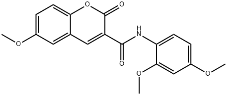 324064-96-2 N-(2,4-dimethoxyphenyl)-6-methoxy-2-oxo-2H-chromene-3-carboxamide