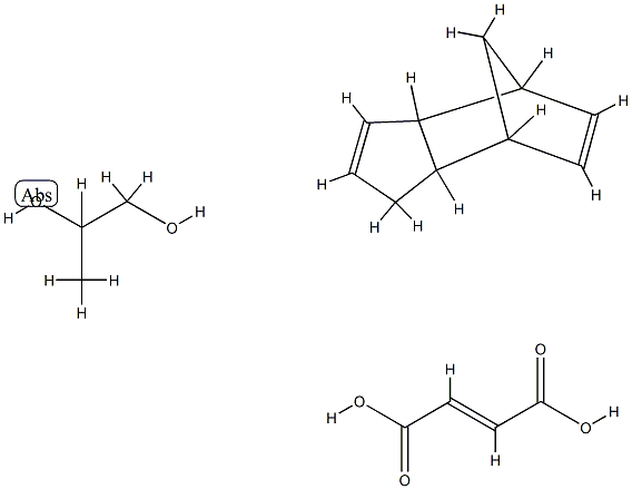 Propylene glycol, fumaric acid, dicyclopentadiene polymer Structure