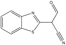 2-Benzothiazoleacetonitrile,alpha-formyl-(9CI) Struktur