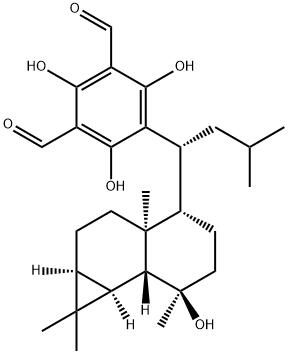 マクロカルパルL 化学構造式
