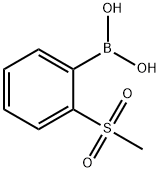 2-(Methanesulfonyl)phenylboronic acid Struktur