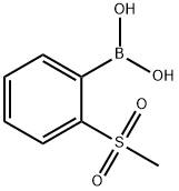 2-(Methanesulfonyl)phenylboronic acid Structure