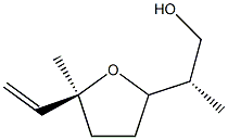 (βR,2S,5S)-β,5-Dimethyl-5β-vinyltetrahydrofuran-2α-ethanol Struktur