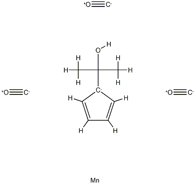羟基异丙基环戊二烯基三羰基锰, 33086-66-7, 结构式