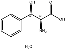 DL-苏-3-苯基丝氨酸水合物,332383-91-2,结构式