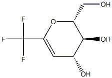 D-arabino-Hept-2-enitol, 2,6-anhydro-1,3-dideoxy-1,1,1-trifluoro- (9CI) Structure