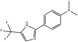 BenzenaMine, N,N-diMethyl-4-[5-(trifluoroMethyl)-1H-iMidazol-2-y Structure
