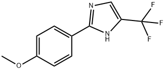 1H-IMidazole, 2-(4-Methoxyphenyl)-5-(trifluoroMethyl)- Structure