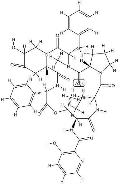 Staphylomycin S3 结构式