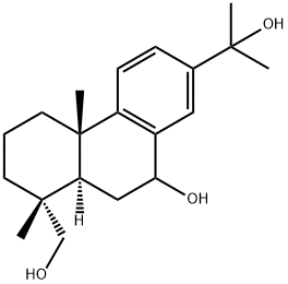 アビエタ-8,11,13-トリエン-7,15,18-トリオール 化学構造式