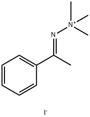 1-(α-Methylbenzylidene)-2,2,2-trimethylhydrazine-2-ium·iodide Structure