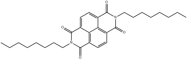 2,7-dioctylbenzo[lmn][3,8]phenanthroline-1,3,6,8(2H,7H)-tetraone, 34155-21-0, 结构式