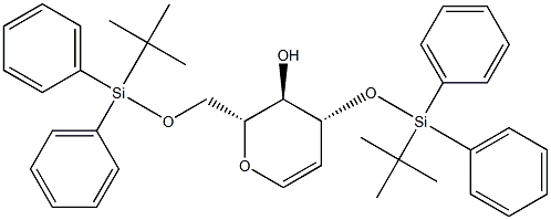 3 6-DI-O-(TERT-BUTYLDIPHENYLSILYL)-D- Structure