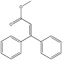 "Methyl 3,3-diphenyl-2-propenoate Structure