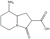 2-Indolizinecarboxylicacid,8-aminooctahydro-3-oxo-(9CI) Struktur