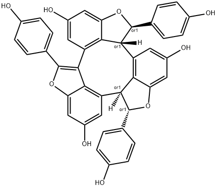 カラフェノールA 化学構造式