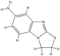 Thiazolo[3,2-a]benzimidazol-7-amine, 2,3-dihydro- (9CI) Struktur