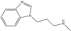 1H-Benzimidazole-1-propanamine,N-methyl-(9CI) Struktur
