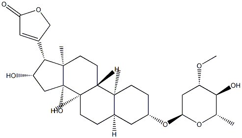 Deacetyloleandrin Struktur