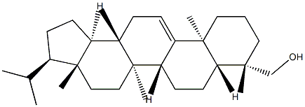 D:C-Friedo-B':A'-neo-5α-gammacer-9(11)-en-24-ol Structure