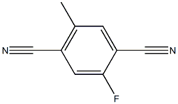 1,4-Benzenedicarbonitrile,2-fluoro-5-methyl-(9CI) 化学構造式