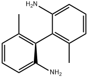 (S)-2,2μ-Diamino-6,6μ-dimethylbiphenyl,  (S)-6,6μ-Dimethyl-2,2μ-diaminobiphenyl,  (S)-6,6μ-Dimethyl-1,1μ-biphenyl-2,2μ-diamine,  (S)-6,6μ-Dimethyl-1,1μ-biphenyl-2,2μ-diyldiamine Struktur