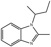 1H-Benzimidazole,2-methyl-1-(1-methylpropyl)-(9CI) Structure