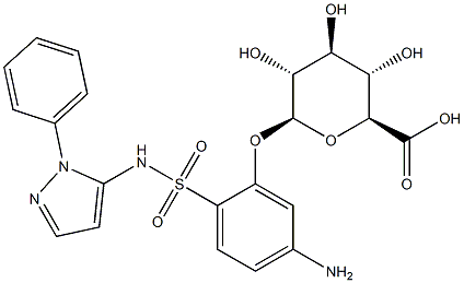 sulfaphenazole-N2-glucuronide Structure