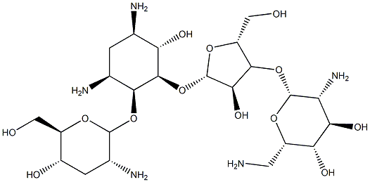 青紫霉素 B, 37636-51-4, 结构式