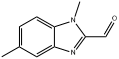 1,5-二甲基-1H-苯并[D]咪唑-2-甲醛, 37735-10-7, 结构式