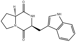 シクロ(L-Pro-L-Trp-) 化学構造式