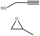 2-丙炔-1-醇与甲基环氧乙烷的化合物 结构式